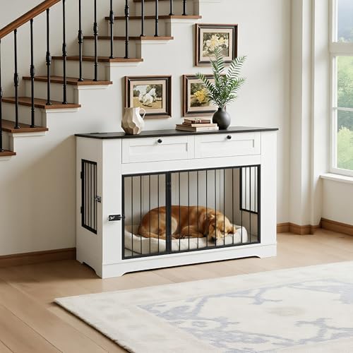 Dog Crate Furniture, Heavy Duty Dog Kennel Furniture for Medium Dogs, view 2