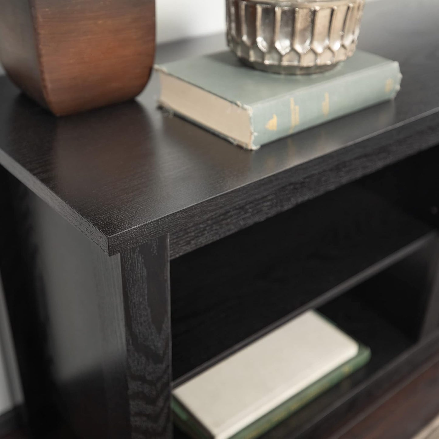 Wren Classic 6 Cubby TV Stand for Tvs up to 80 Inches, 70 Inch, Black