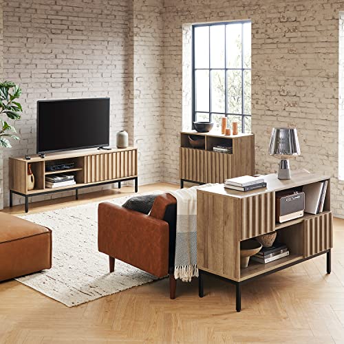 Norwin Storage Cabinet, Sturdy Modern Rustic Industrial Buffet Sideboard, view 7