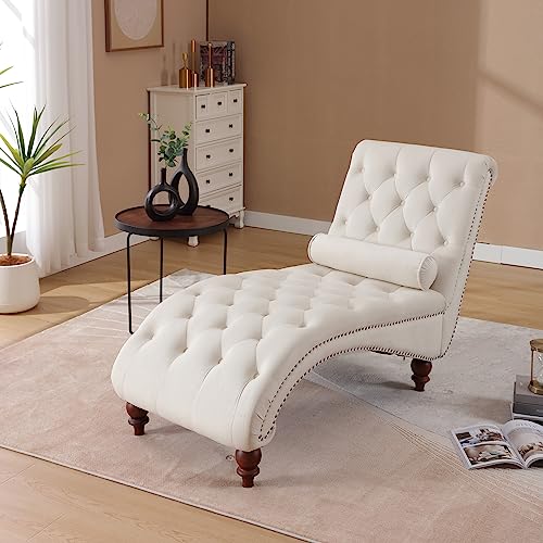 Chaise Lounge Chair Indoor, Velvet Bedroom Accent Lounge Chair, view 8