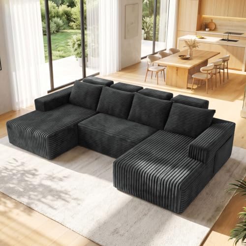 Boneless Couches for Living Room 113" - Modular Sectional Oversized Sofa, view 2