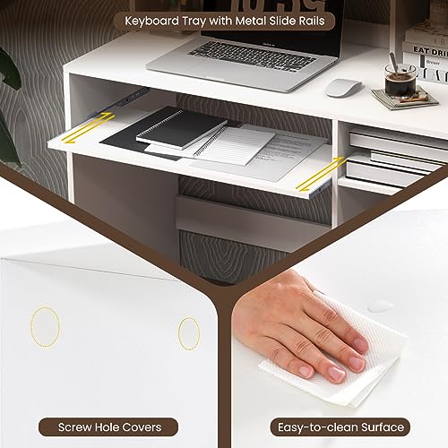 Computer Desk with Hutch, view 7