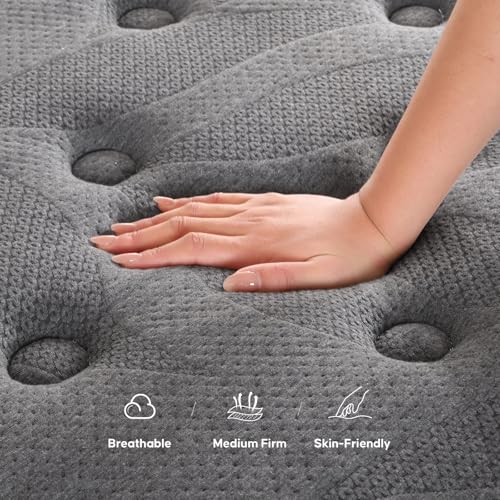 Full Size Mattress 10 inch, Hybrid Full Mattress in a Box, view 7