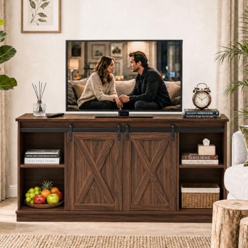 Farmhouse TV Stand for Up to 65 Inch TVs, view 7