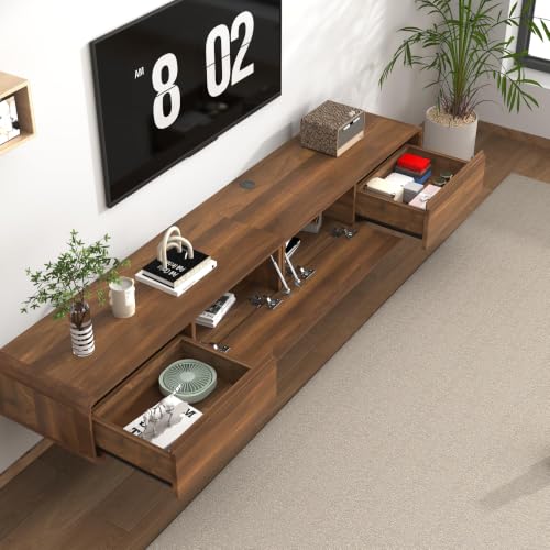 78.7" Minimalist Floating TV Stand for TVs up to 85 Inches, view 8