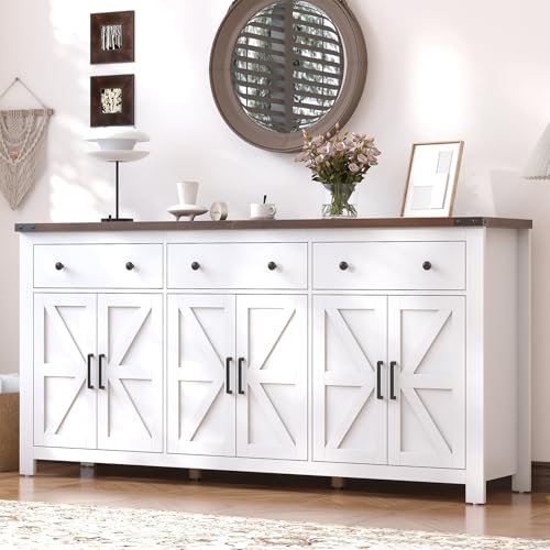 71" Large Sideboard Buffet Cabinet with Storage, view 8