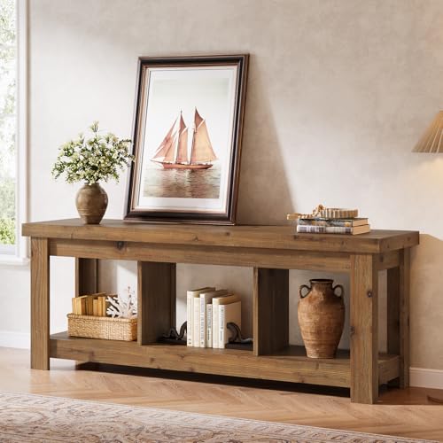 63" Solid Wood TV Stand, Entertainment Center for 65 inch TVs, view 7