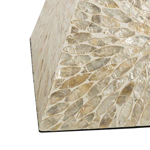 Safavieh Home Collection Calypso Multi Beige Sunburst Mosaic Stool