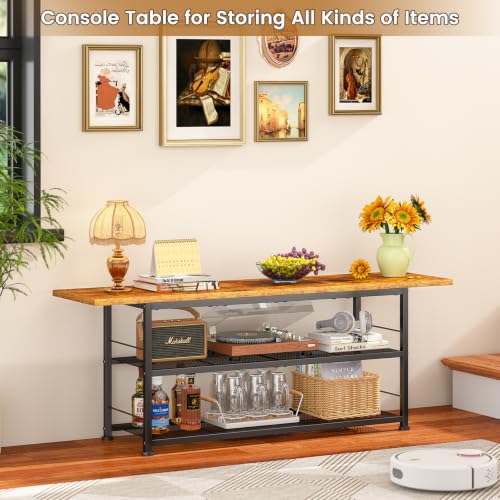 TV Stand for TVs up to 55 Inch TV, Entertainment Center with Open Shelves, view 7