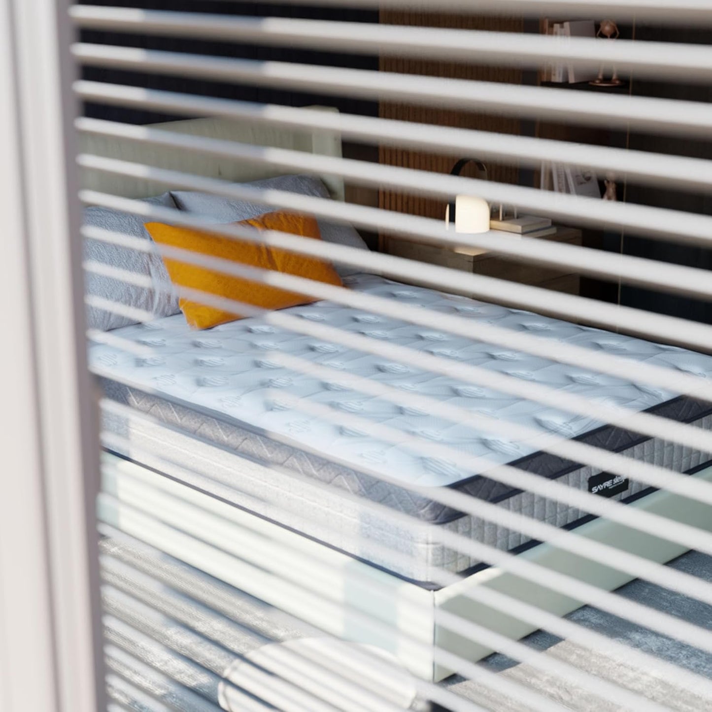 Sayre 10 Inch Twin Memory Foam Mattress in a Box – Cooling Gel Infused, Medium Firm Support, Certipur-Us & Oeko-Tex Certified, Pressure Relief Mattress for Back Pain & Motion Isolation