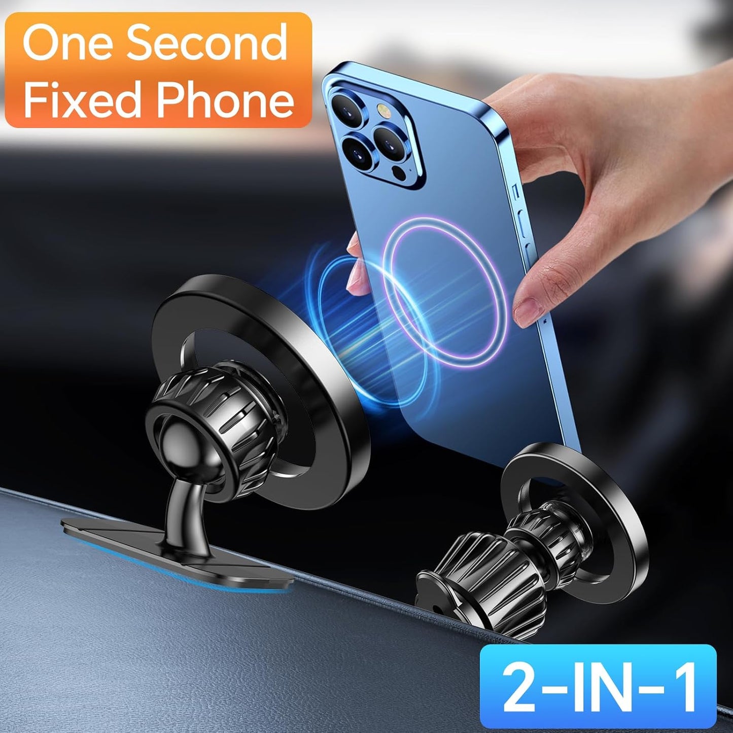 for Magsafe Car Mount【20 Strong Magnets】Magnetic Phone Holder for Car Phone Holder Mount Dash Mounted Holders Cell Phone Holders for Your Car Accessories for Women Men for Iphone 17 16 15 14