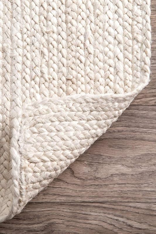 2x12 Ft Off White Modern Dining Room Carpet