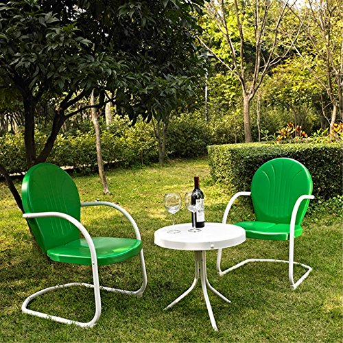 Griffith Metal Outdoor Furniture Set | Nostalgic Charm | Durable Design | Relaxation Guaranteed
