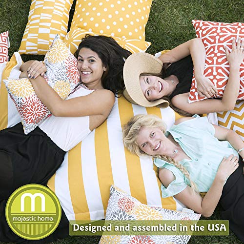 Goods Coral Chevron Small Classic Bean Bag