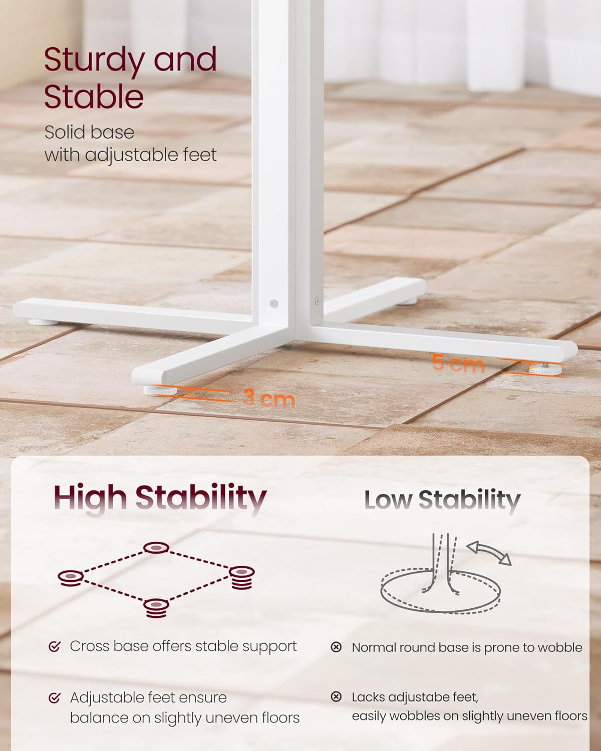 Dining Table, Small round Kitchen Table for 4 People, 31.5 X 29.4 Inches, for Dining Room, Living Room, Farmhouse, Water-Resistant, Somber Walnut UKDT082K01V1