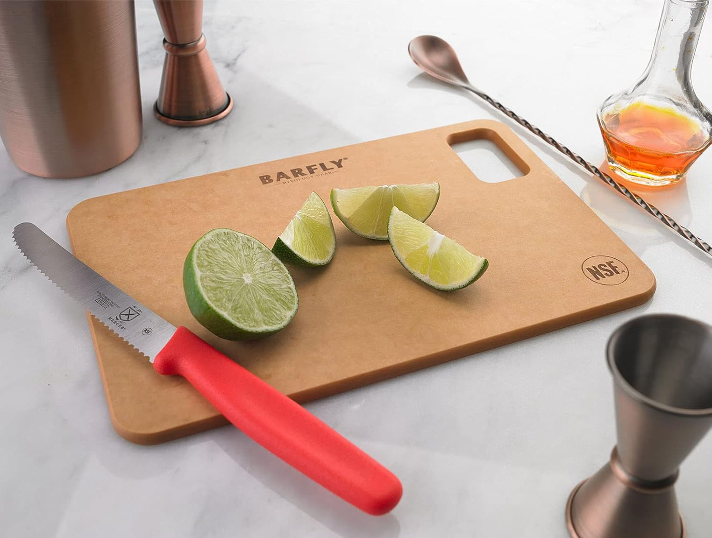 Bar Prep Cutting Board, 9-Inch X 6-Inch