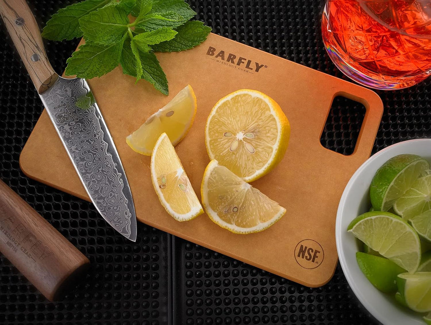 Bar Prep Cutting Board, 9-Inch X 6-Inch