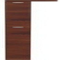 , Madison Queen Solid Wood Panel Headboard with Attachable Charger, Walnut