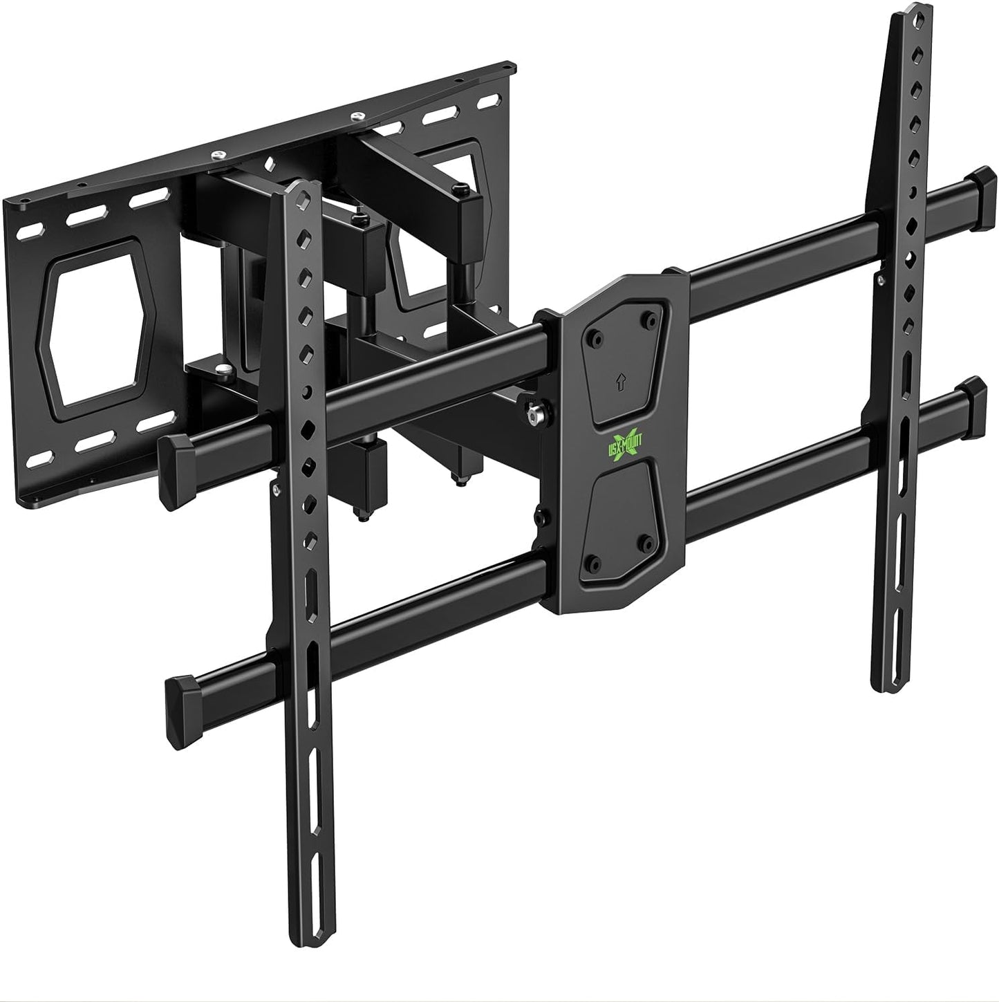 Full Motion TV Wall Mount for 42-82 Inch Tvs up to 120Lbs, TV Bracket with Articulating Swivel Tilt Extension Leveling, Television Mount for Max VESA 600X400Mm Fits 12/16" Wood Stud
