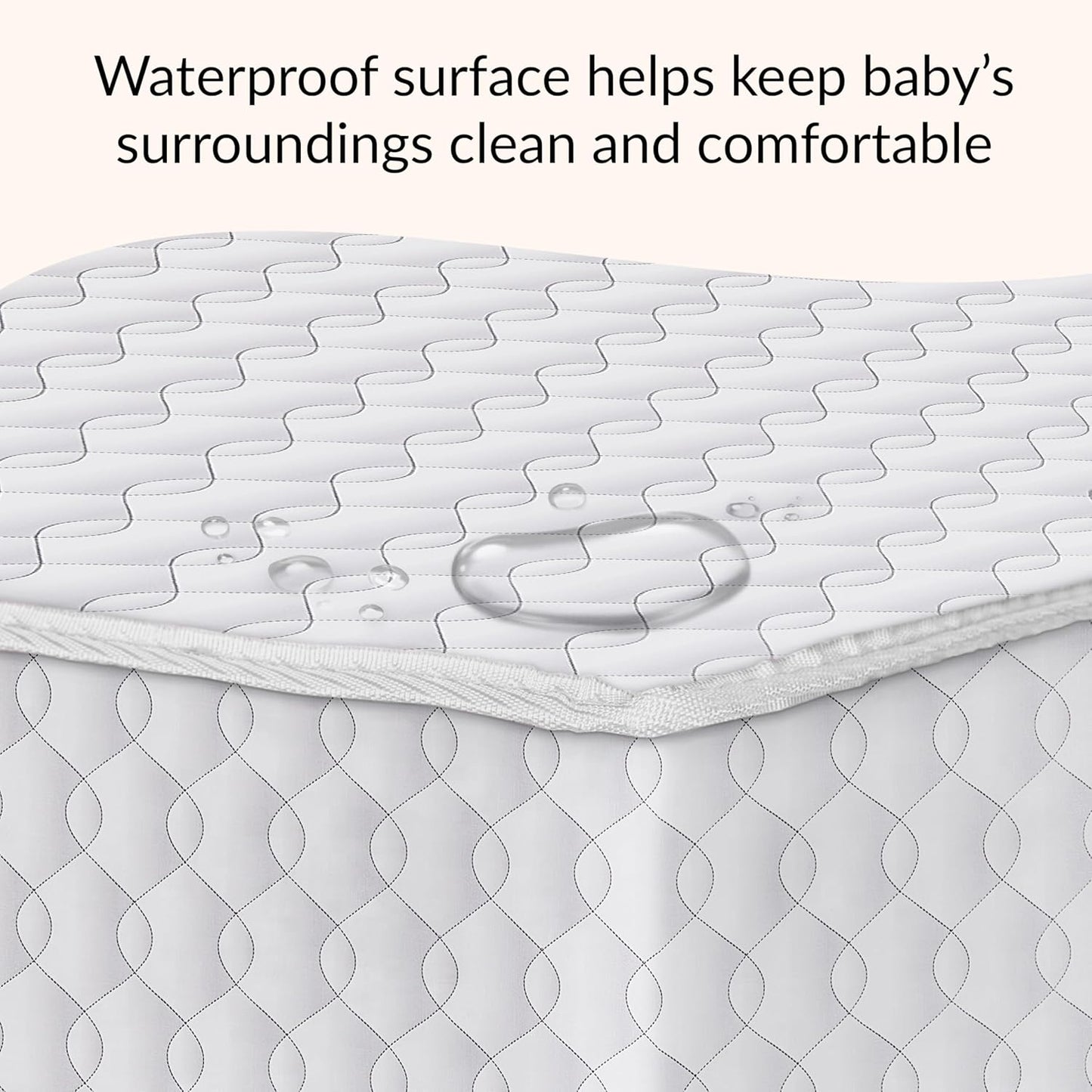 5" Cozy Cloud 2-In-1 Crib and Toddler Mattress, Dual-Sided - Infants & Toddlers, Breathable & Waterproof, 75% Recycled Fiber, GREENGUARD Gold & Baby Safety Alliance Certified – Taffeta