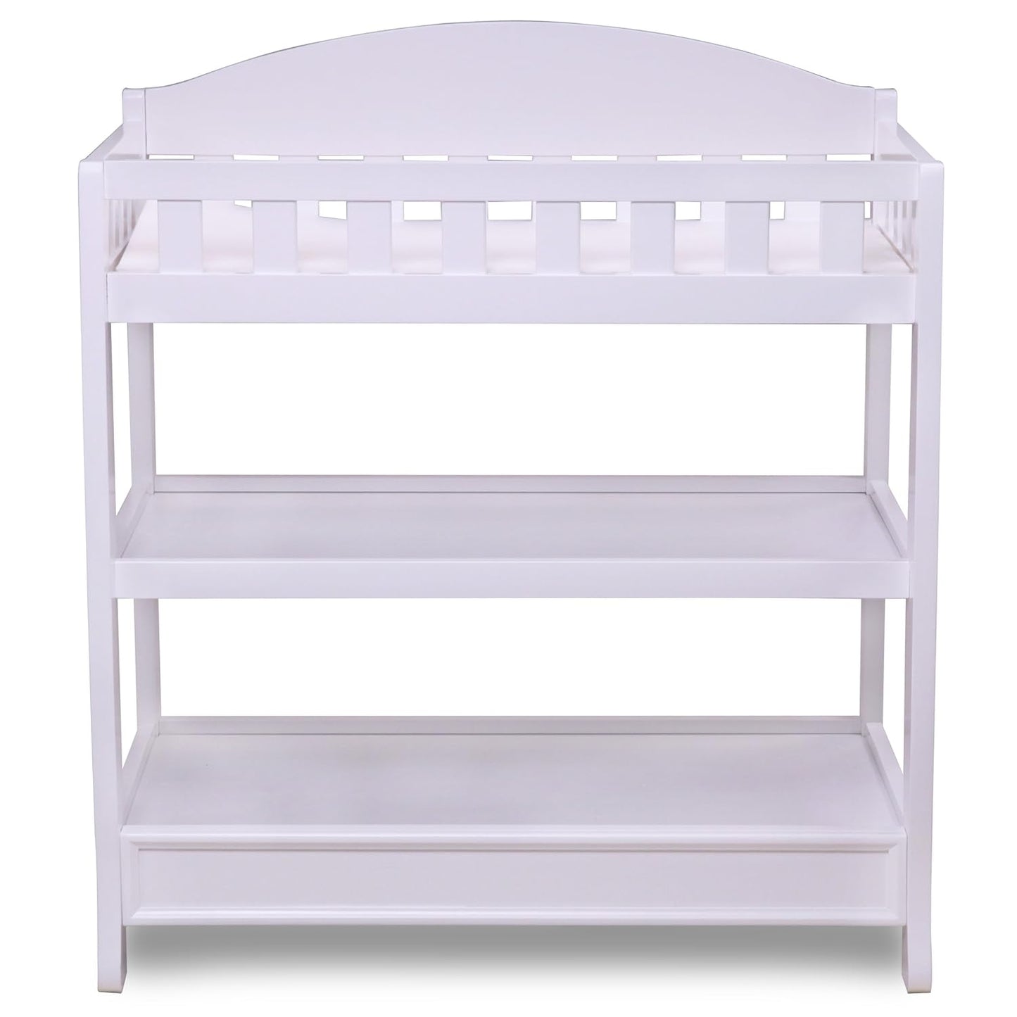 Infant Changing Table with Pad, White