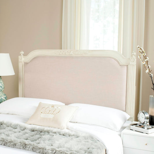 Home Collection Tufted Linen Rustic Antique Beige Headboard (Queen)