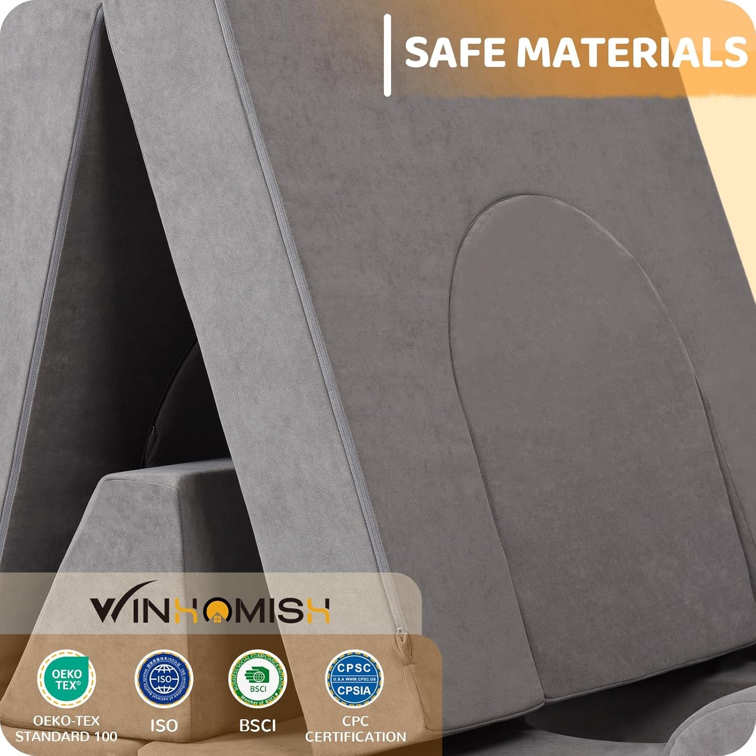 12-Piece Modular Kids Play Couch – Premium Soft Foam, Removable Cover, Comfortable & Safe Toddler Couch for Children 1-6 Years, Portable & Easy to Clean, Ideal for Living Room & Playroom