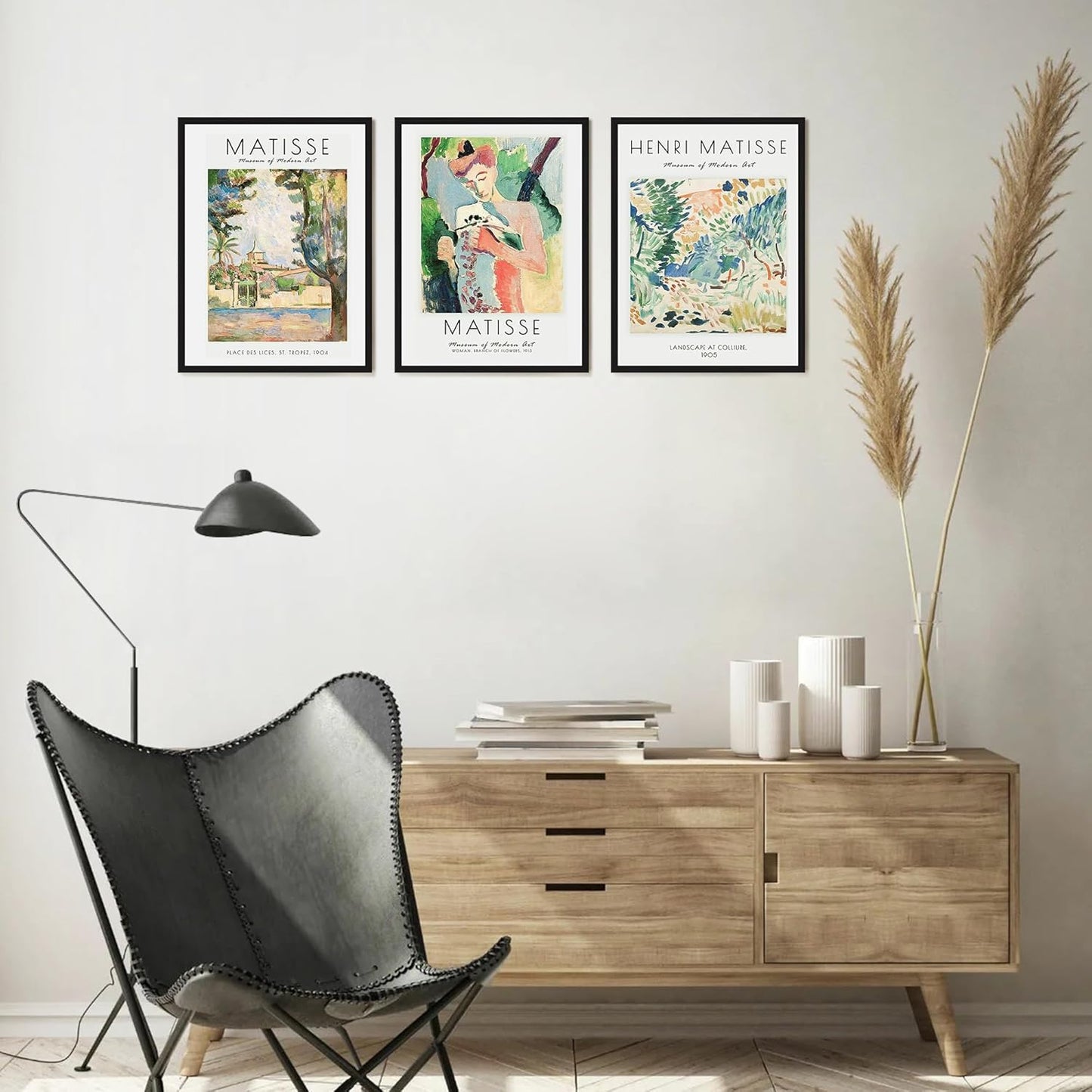12X16 Picture Frame Black 3 Pack, Scratch-Proof Poster Frames 12 X 16 for Photo Gallery - Slide-In Strips, Horizontal or Vertical Wall Mounting
