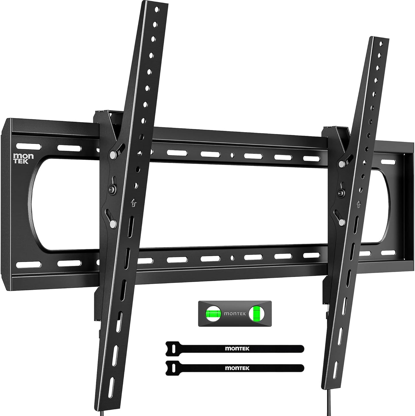 Heavy Duty Tilting TV Wall Mount for 60–120” Large Tvs up to 300 Lbs, 4X Safety Tested, 10° Tilt for Glare-Free Viewing, Low Profile Slim Bracket, Max VESA 900X600, Fits 16”/18”/24” Studs