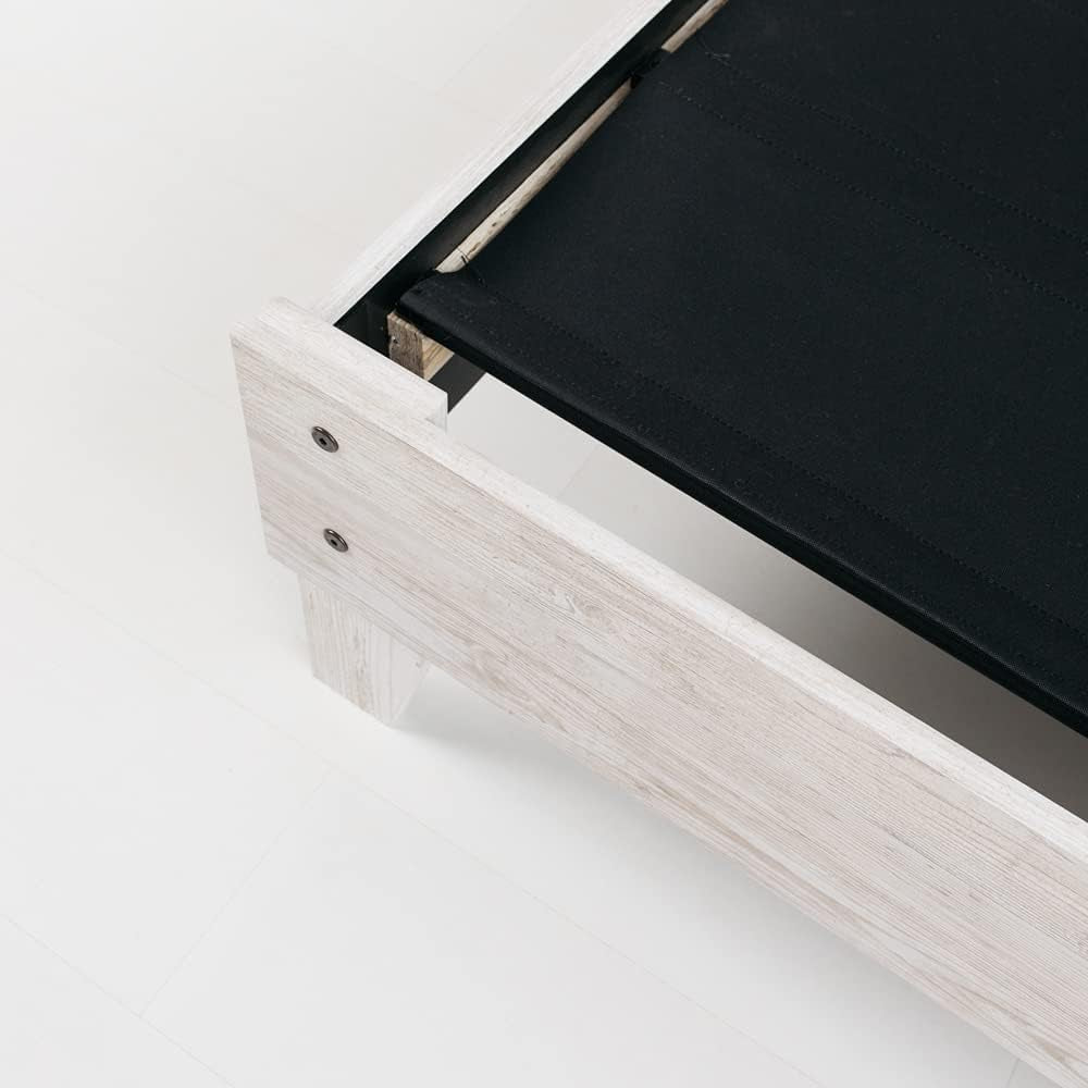 Shawburn Modern Farmhouse Platform Bed, Queen, Whitewash