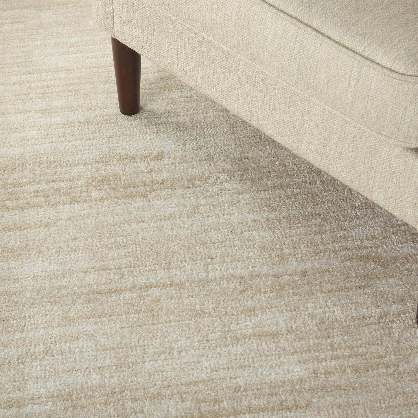 Home Essentials Indoor/Outdoor Ivory Beige 6' X 9' Area Rug, Easy Cleaning, Non Shedding, Bed Room, Living Room, Dining Room, Backyard, Deck, Patio (6X9)