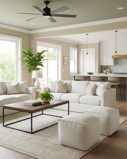 Beautiful Boucle Pouf Ottoman and Foot Rest - Elevate Your Living Room Decor with Lightweight Comfort and Charm - a round Modern Foam Filled Foot Stool Perfect to Rest Your Feet