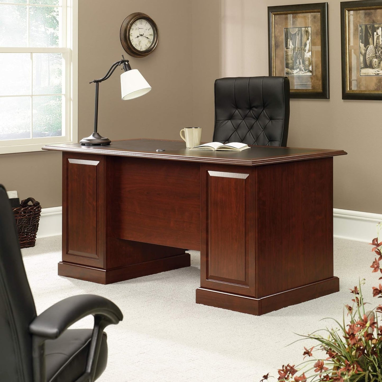 Heritage Hill Executive Desk, Classic Cherry Finish
