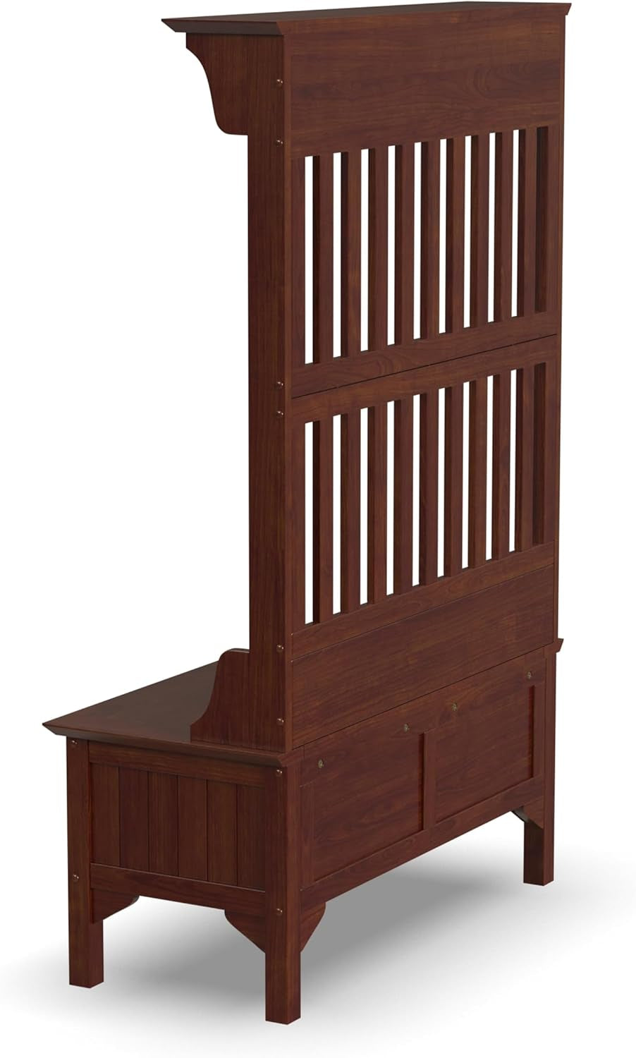 General Line Cherry Hall Tree with Bench