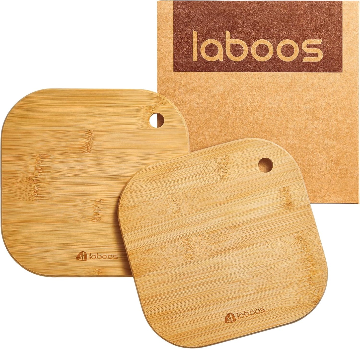 Home Mini Cutting Board Small Fruit Cutting Board Solid Bamboo Wood Board for Baby Infant Dormitoryiset of 2