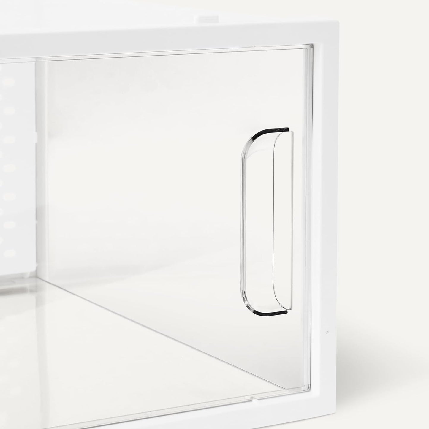 Stackable and Foldable Clear Shoe Storage Organizer Box, Large, Pack of 12