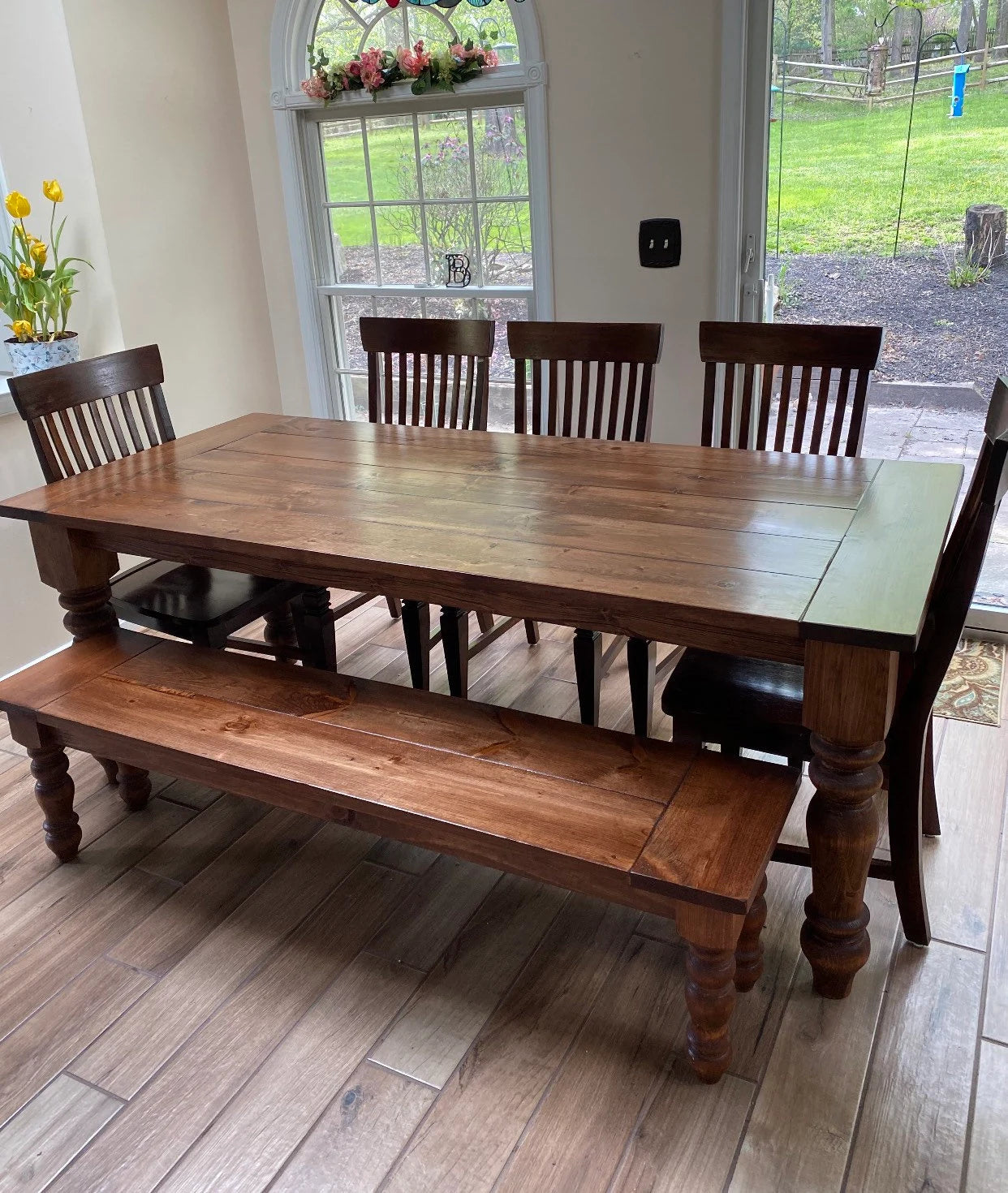 Farmhouse Table, Dining Table, Table in Pine