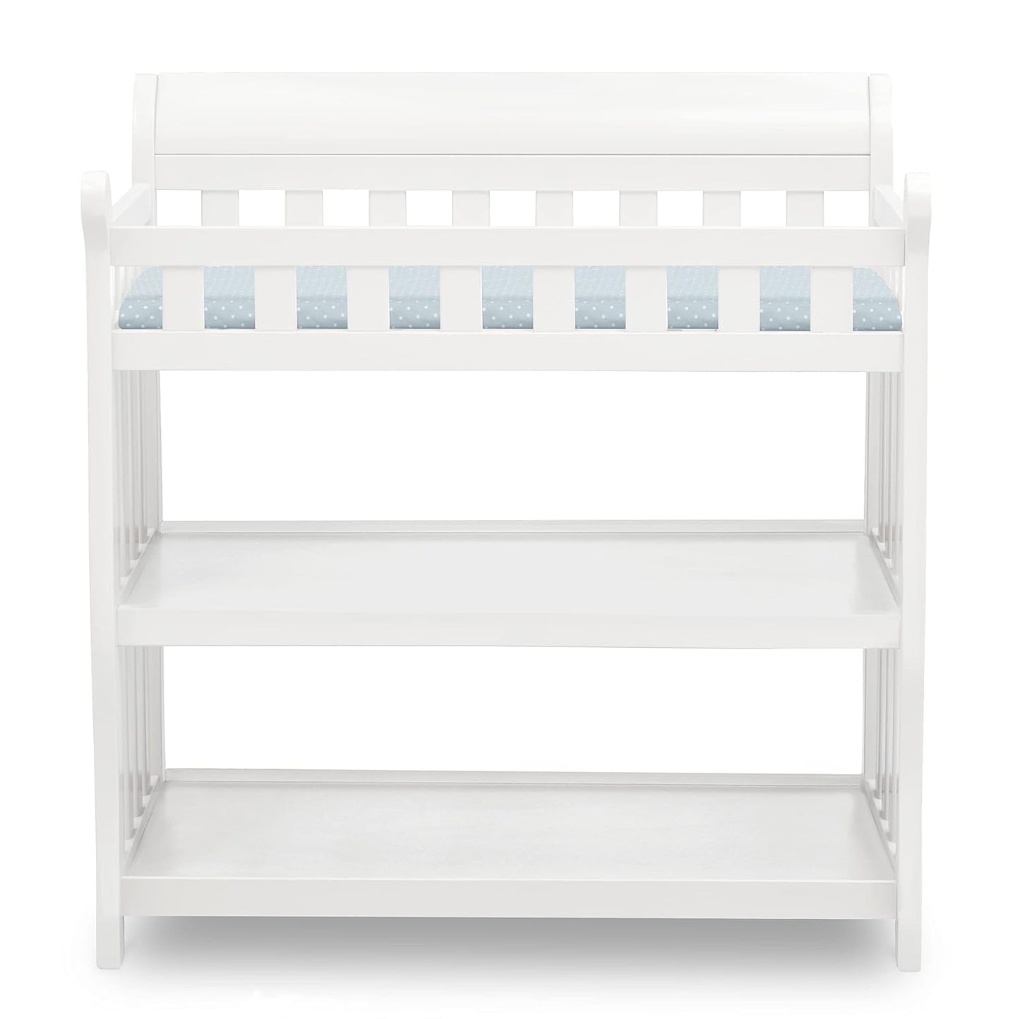 Eclipse Changing Table with Changing Pad, White