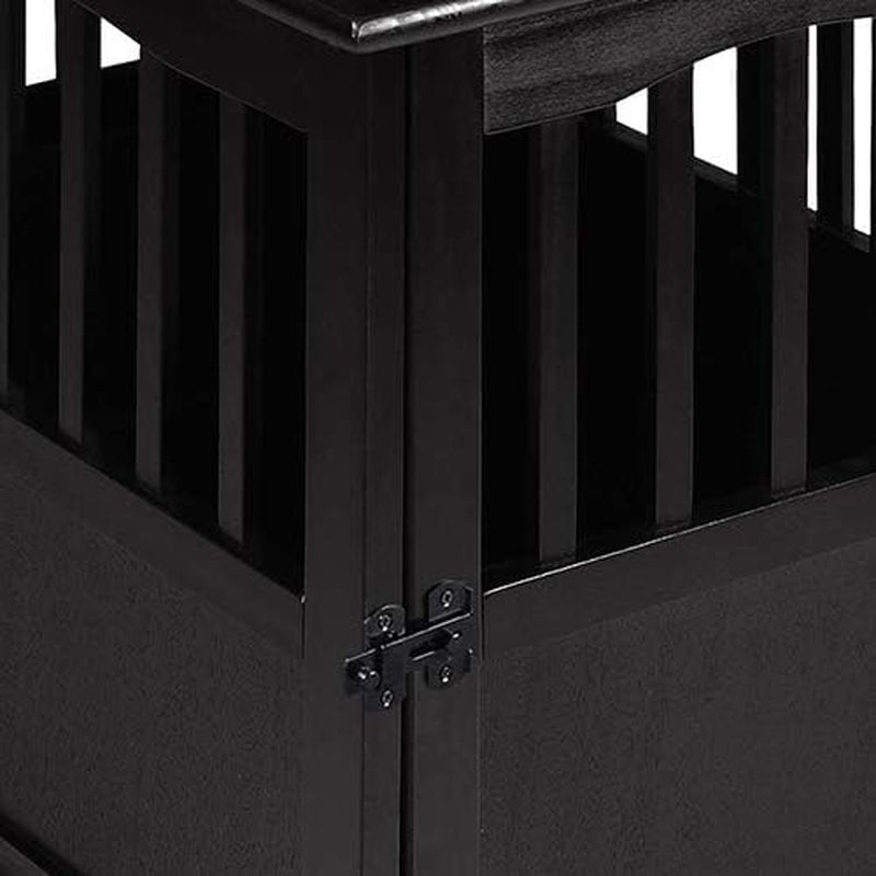 Wooden Extra Large Pet Crate, End Table, Espresso