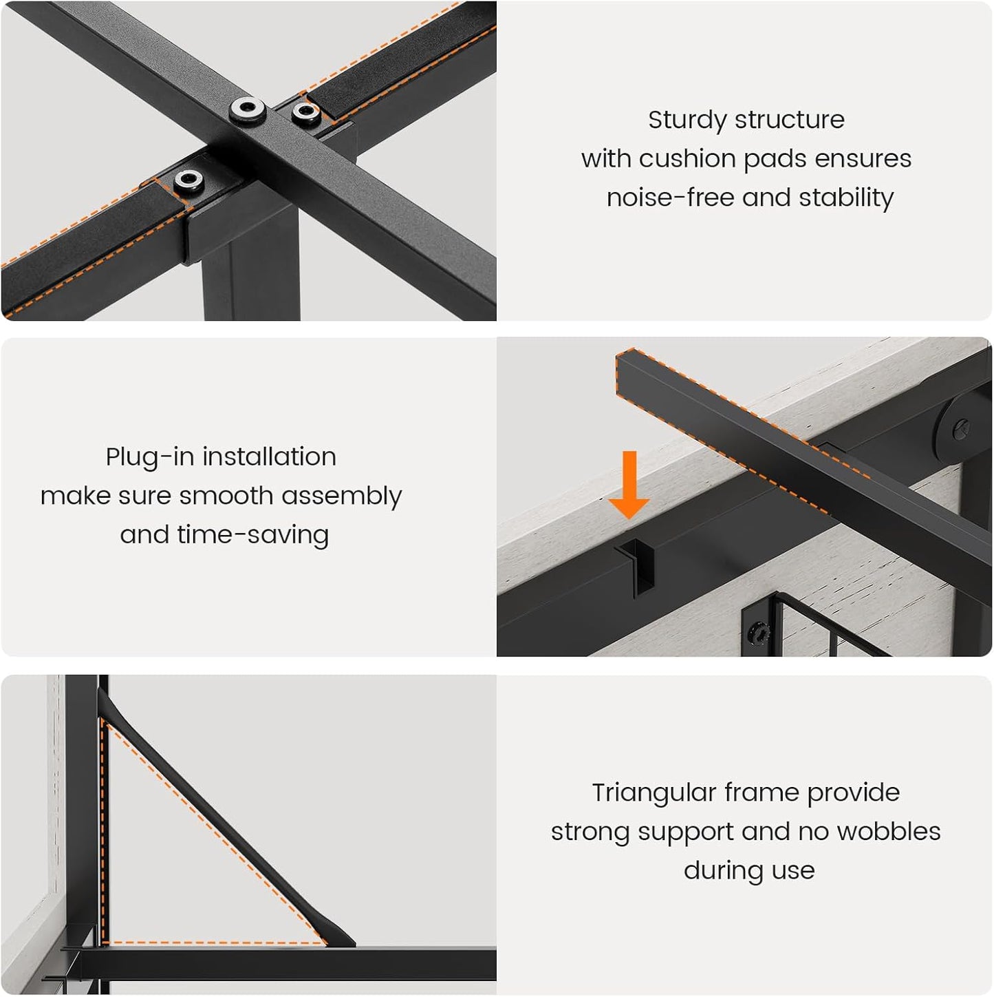 Wooden Bed Frame Queen Size with Bookcase Headboard and Sliding Barn Door, Farmhouse Queen Bed Frame with Charging Station, LED Lights and 4 Storage Drawers, No Box Spring Needed, White