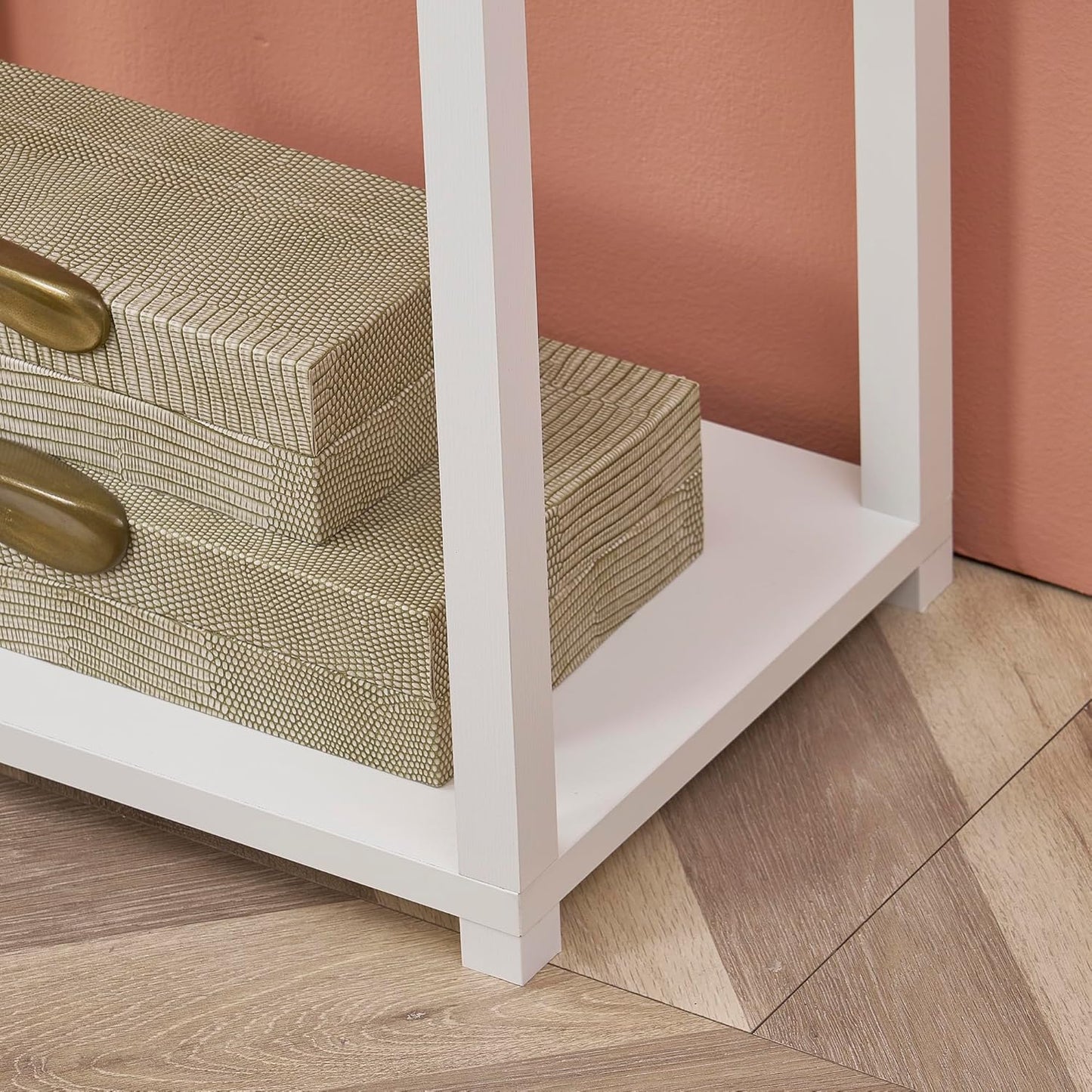Nightstand with Charging Station, Small End Table with Charging, Side Table with Storage – Minimalist Nightstand for Bedroom or Small Spaces Flare
