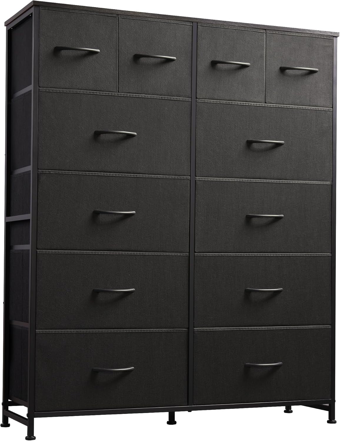 12 drawer black dresser Tall 12-Drawer Fabric Dresser, Charcoal – Hawkins Woodshop Gycdwjh Wedding Shoes for model-EvaN Featuring smooth Size:40X30