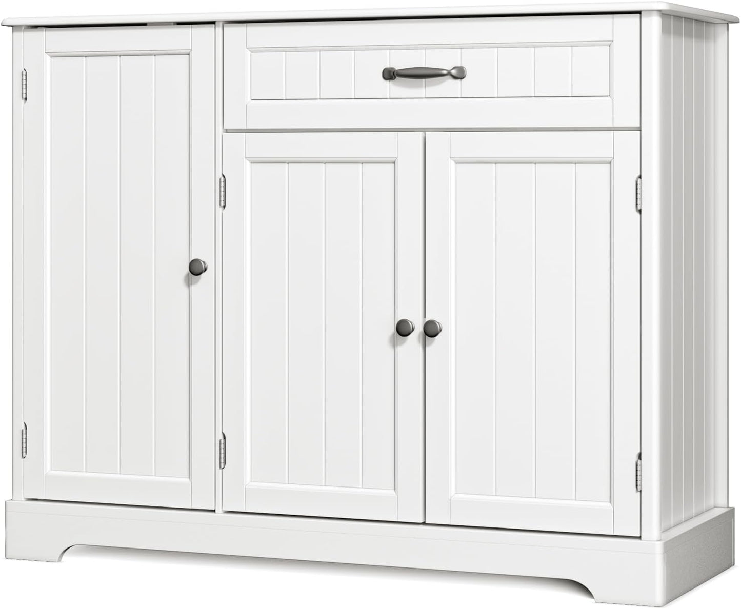 Kitchen Sideboard Buffet Cabinet with Storage Small Coffee Bar Cabinet with Drawer, Kitchen Pantry Storage Cabinet with Door and Shelves for Bathroom and Living Room