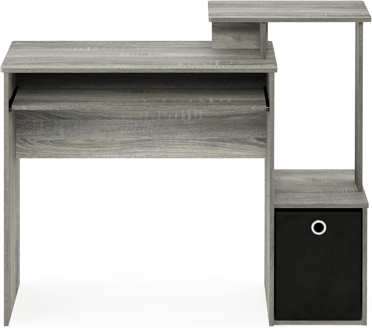Econ Multipurpose Home Office Computer Writing Desk, French Oak Grey