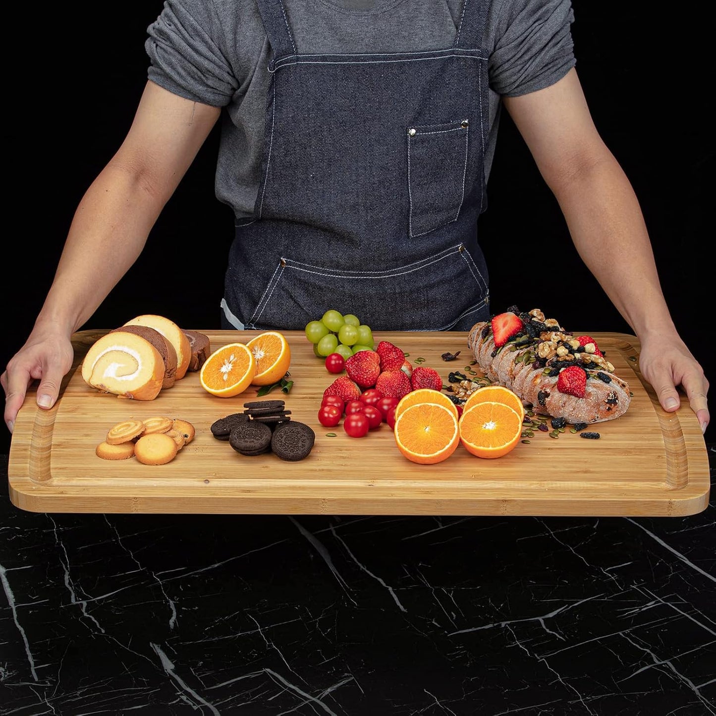 30X20 Stove Top Cover, Bamboo Wood Noodle Board Stove Cover for Gas Stove, Extra Large Cutting Board for Kitchen, Stove Top Cutting Board