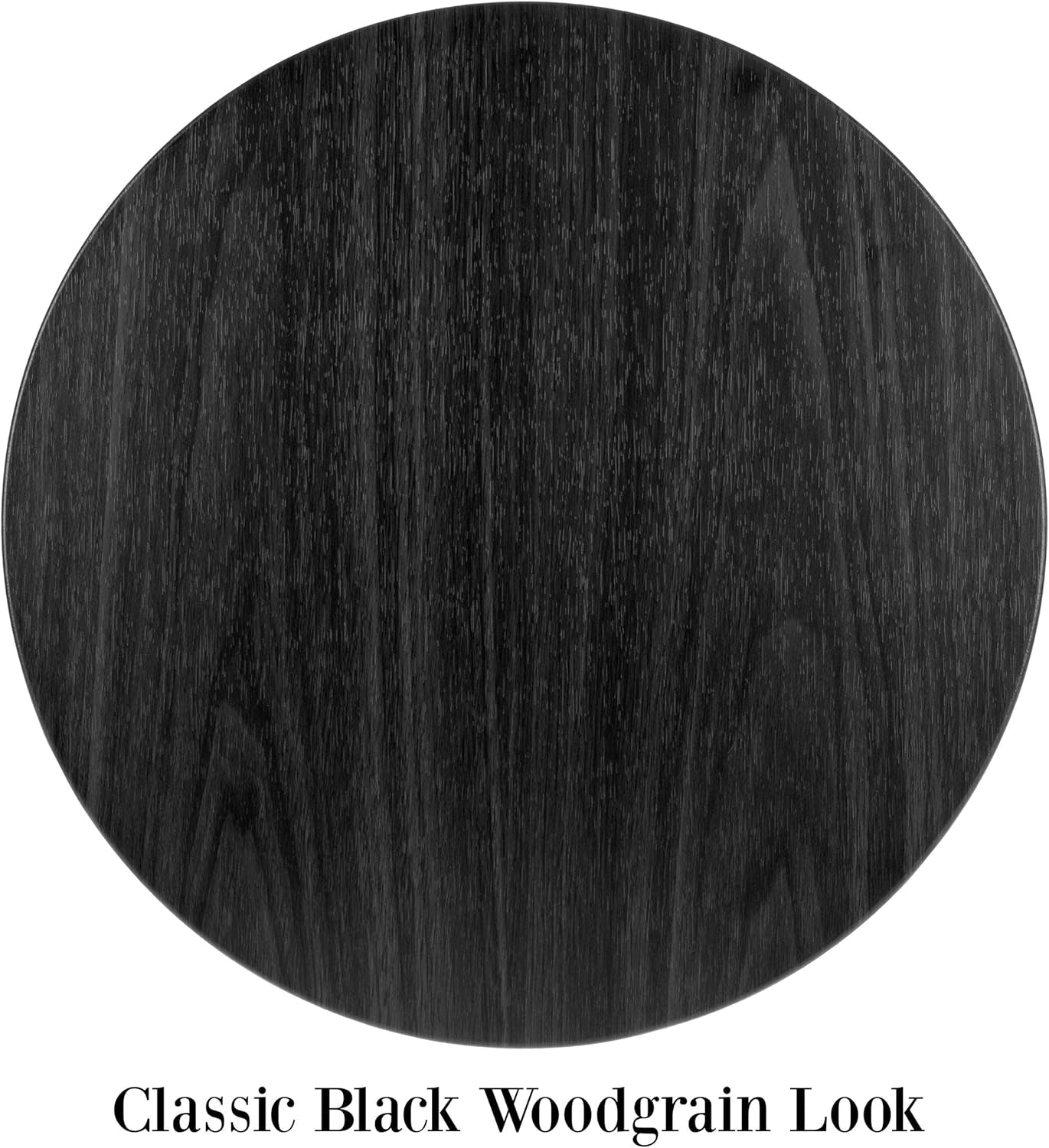 End Tables Set of 2 - Nesting Tables with Removable Wood Tops and Metal Basket Bases for Blanket Storage - round Side Pieces for Living Room, Bedroom, or Home Office by (Black)