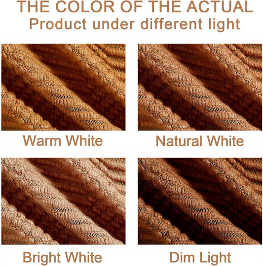 Knitted Throw Blanket for Couch and Bed, Soft & Cozy Knit Blanket with Tassel, Burnt Orange Lightweight Decorative Blankets & Throws, Farmhouse Warm Woven Blanket for All Seasons,50" W X 60" L