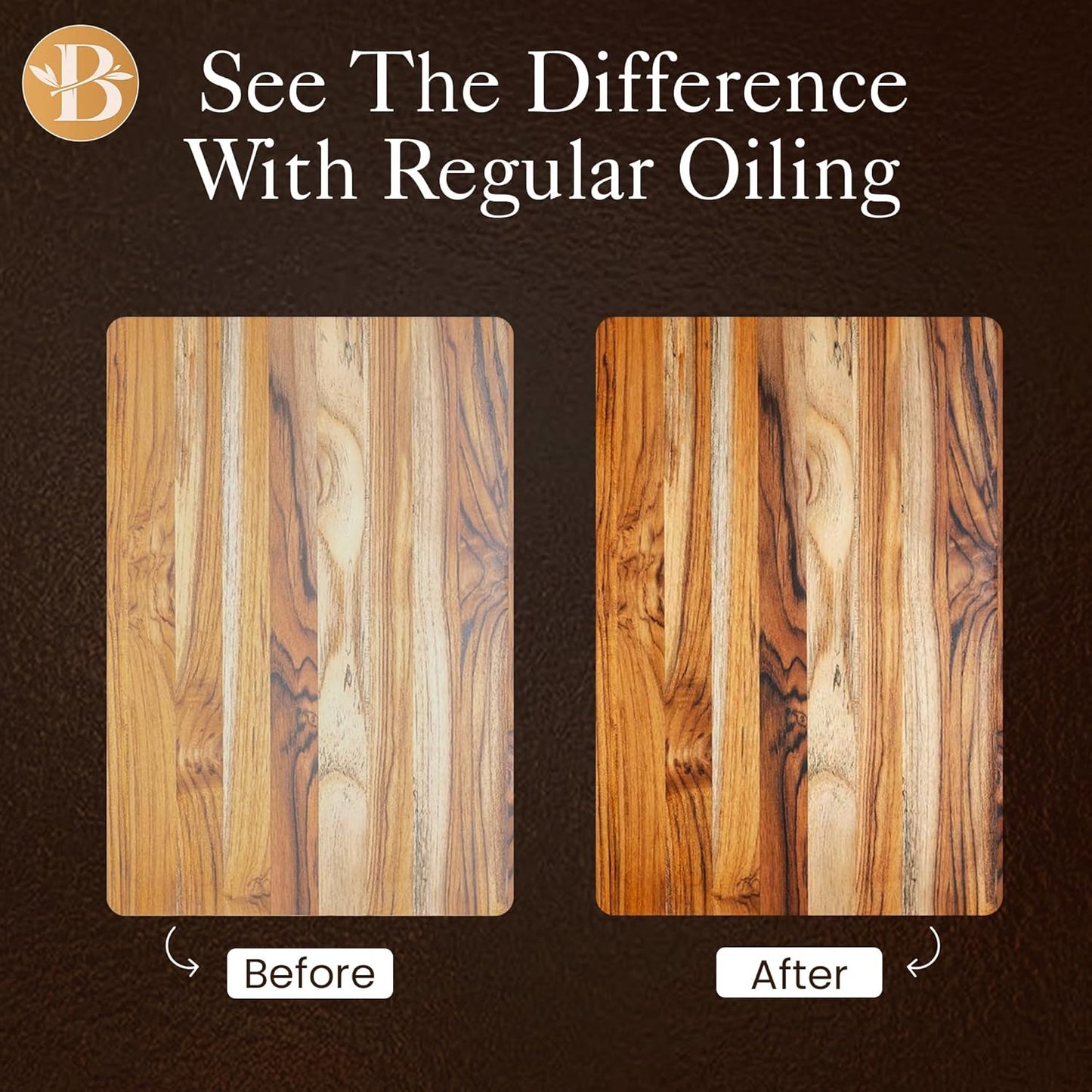 Cutting Board Oil Applicator - Brush for Applying Mineral Oil, Wax, and Wood Oil on Cutting Boards, Butcher Blocks, Bamboo, Wooden Utensils - Kitchen Maintenance Tool & Gift Idea