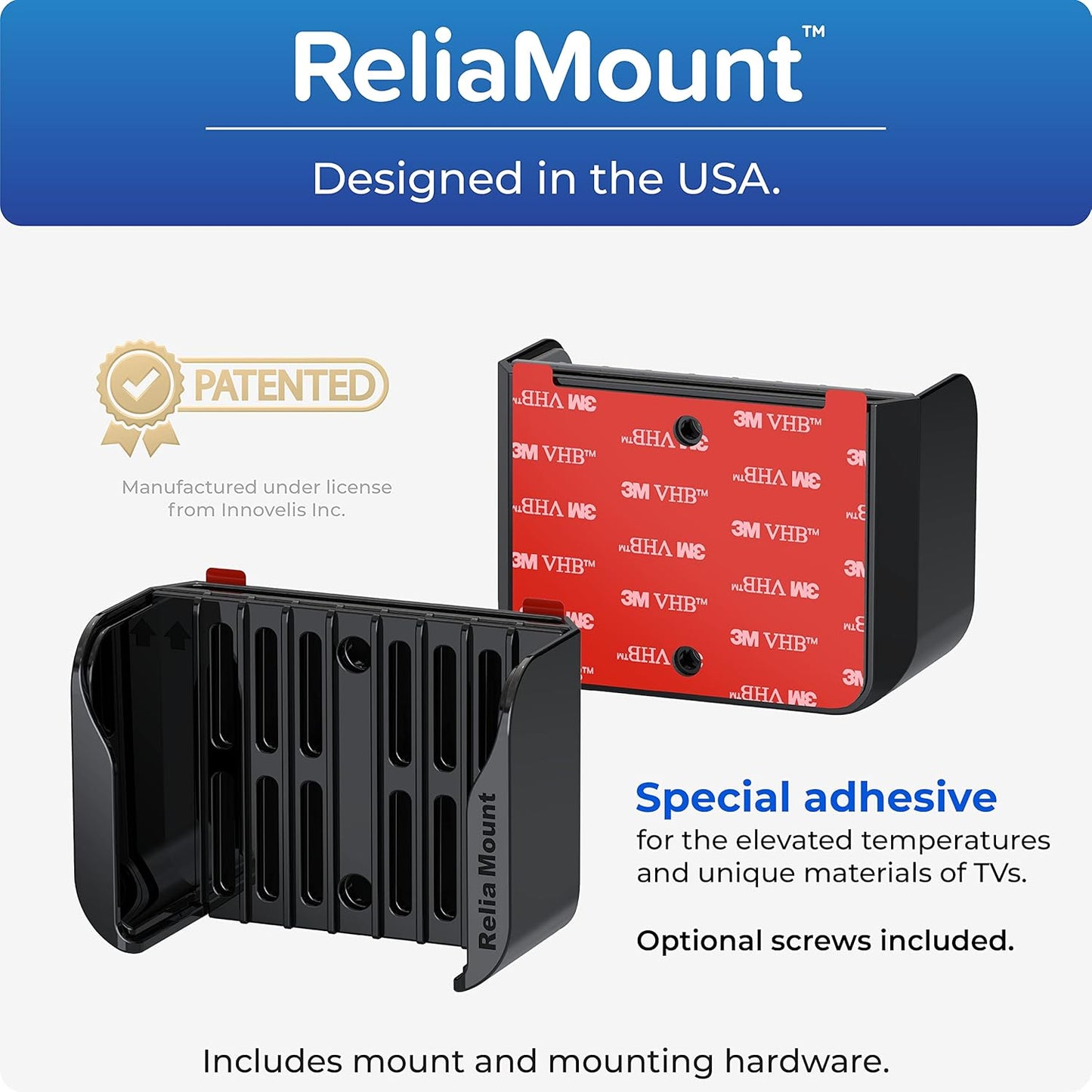 Mount for Apple TV – Compatible with All Apple TV Generations (Including All 4K Models)