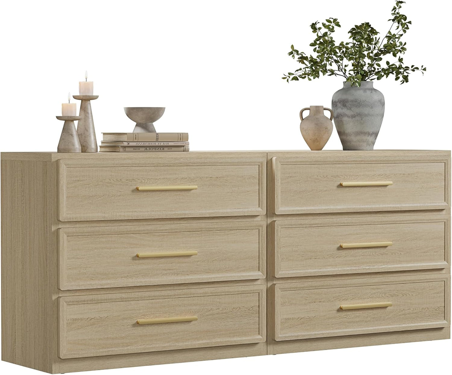 Night Stand Set 2 Oversized Extra Large Nightstands Set of 2 Tall Bedside Side Table with 3 Drawers Storage Modern End Tables Wide Night Stands for Bedroom Sofa Couch Home Office